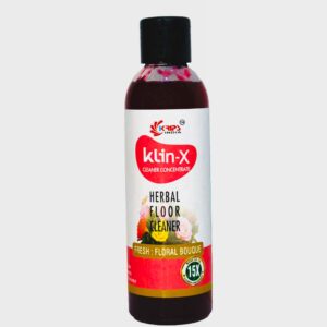 KLIN-X Herbal Floor Cleaner- Floral Bouquet | 200 ml | Super Concentrate |Natural germ protection with a soft floral aroma. | Eco-friendly, safe for everyday use on all floors.| One bottle make up to 1 liter of Market Equivalent Solution.