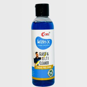 KLIN-X Glass & Multicleaner| 200 ml| Super Concentrate | Streak-free, crystal-clear shine on glass, mirrors, acrylics, fresh fragrance.| One bottle make up to 2 liter Market Equivalent Solution,