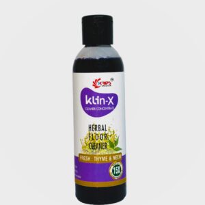 KLIN-X Herbal Floor Cleaner | Thyme & Neem | 200 ml | Super Concentrate| Natural antibacterial & antifungal action, insect-repellent, safe for daily use around kids and pets.| One Bottle make up to 3 liter Market Equivalent Solution.