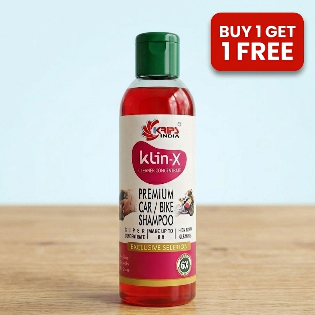 Klin-x Premium Car Shampoo for Scratch-Free Wash & High Gloss Shine | Krips India